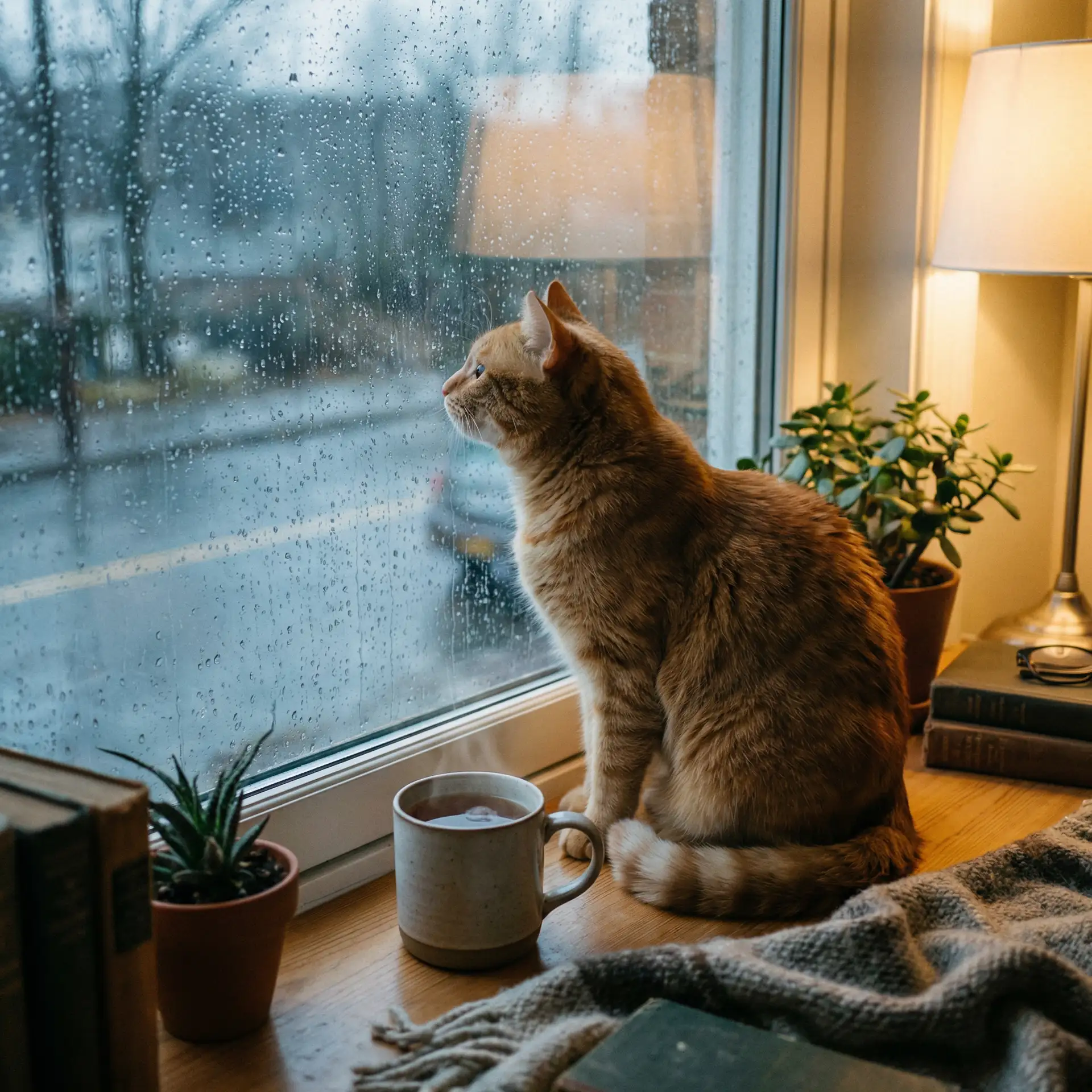 猫咪望着窗外的雨 - 国内偷拍亚洲欧洲2018